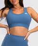 Venum Essentail Medium Impact Sport Bra Storm Blauw