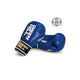 Green Hill Bokshandschoenen Tiger Leer Blauw Gold Label