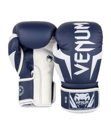 Venum Bokshandschoenen Elite Navy Blue/White
