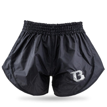 Booster Kickboksshort Retro Hybrid Zwart