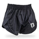 Booster Kickboksshort Retro Hybrid Zwart