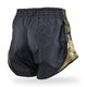 Booster Kickboksshort Retro Hybrid Zwart/Camo Groen