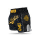 Booster Kickboksshort TBT Slugger Wave Zwart/Goud