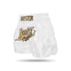 Booster Kickboksshort TBT Thunder Wit/Goud