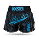 Booster Kickboksshort TBT Slugger Wave Zwart/Blauw