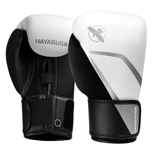 Hayabusa Bokshandschoenen Kids E1 Wit/Zilver