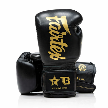 Fairtex Booster Bokshandschoenen FXB BG V2 Zwart/Goud