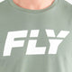 Fly T-Shirt Big Logo Groen