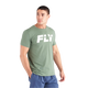 Fly T-Shirt Big Logo Groen