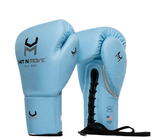 Hit N Move Bokshandschoenen All Day Pro Laces Blauw