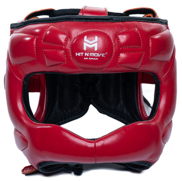 Hit N Move Hoofdbeschermer Face Saver Rood