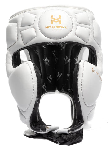 Hit N Move Hoofdbeschermer Air Armor Wit/Goud