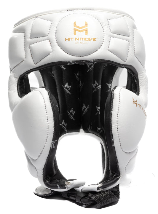 Hit N Move Hoofdbeschermer Air Armor Wit/Goud
