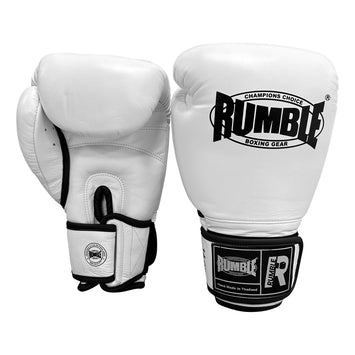 Rumble Bokshandschoenen Exclusive Wit-Zwart 2.0