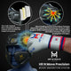 Hit N Move Hoofdbeschermer Air Armor Wijn Rood/Wit