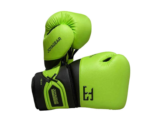 Joya Gear Bokshandschoenen Performance V2 Veters Lime/Zwart