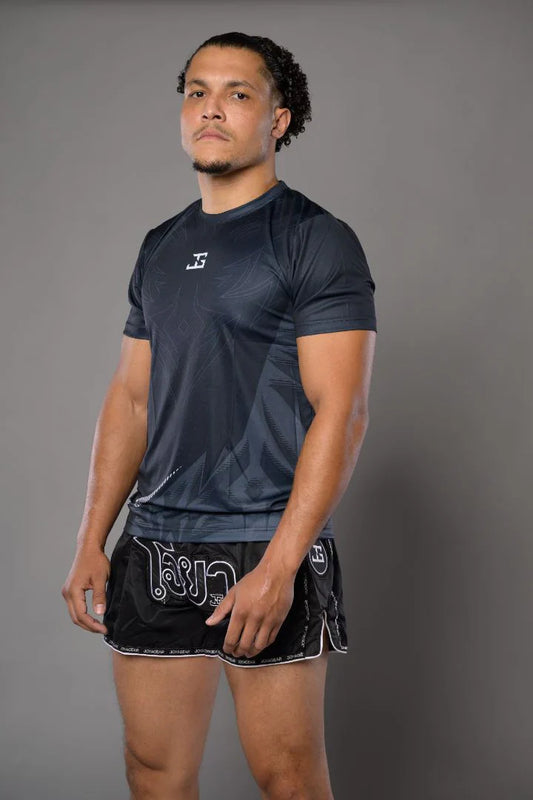 Joyagear Muay Thai T-Shirt Zwart/Wit