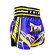 Twins Kickboksshort TTBL Racing Blauw/Geel