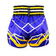 Twins Kickboksshort TTBL Racing Blauw/Geel