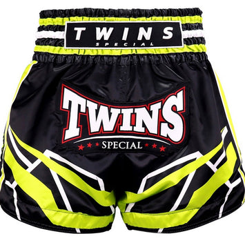 Twins Kickboksshort TTBL Racing Zwart/Groen
