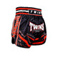 Twins Kickboksshort TTBL Racing Zwart/Rood