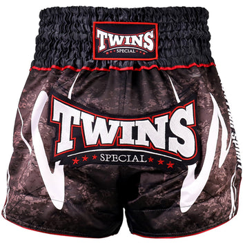 Twins Kickboksshort TTBL Rusty Zwart