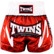 Twins Kickboksshort TTBL Rusty Rood