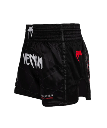 Kickboksshort Venum Tactical XT Black/Fire Red