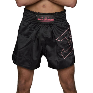 Joya Gear Strike Kickboksshort Zwart/Roze