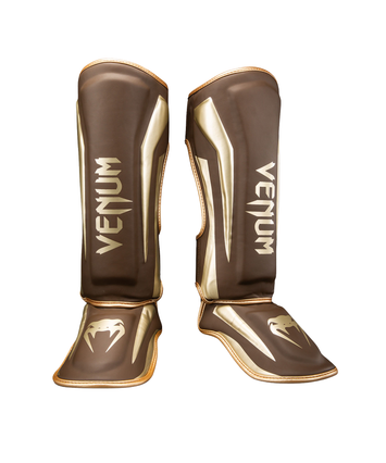 Venum Scheenbeschermers Elite Bruin