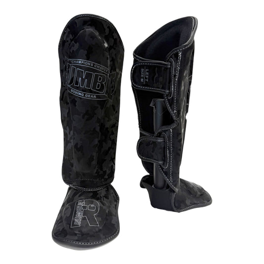Rumble Scheenbeschermers Junior Camo 2.0 Zwart/Grijs