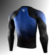 Hayabusa Men's Pro Ranked Rashguard Long Sleeve Blue