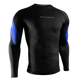 Hayabusa Men's Pro Ranked Rashguard Long Sleeve Blue