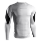 Hayabusa Men's Pro Ranked Rashguard Long Sleeve White