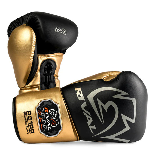 Rival Bokshandschoenen RS100 Professional Zwart/Goud