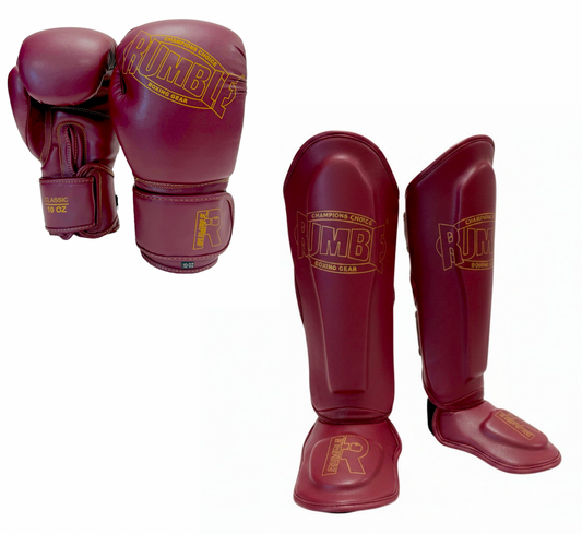 Rumble Kickboksset Kids Classic Burgundy/Goud