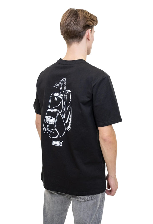 Rumble Oversized Bokshandschoenen T-Shirt Zwart/Wit