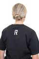 Rumble Oversized Logo T-Shirt Zwart/Wit Dames
