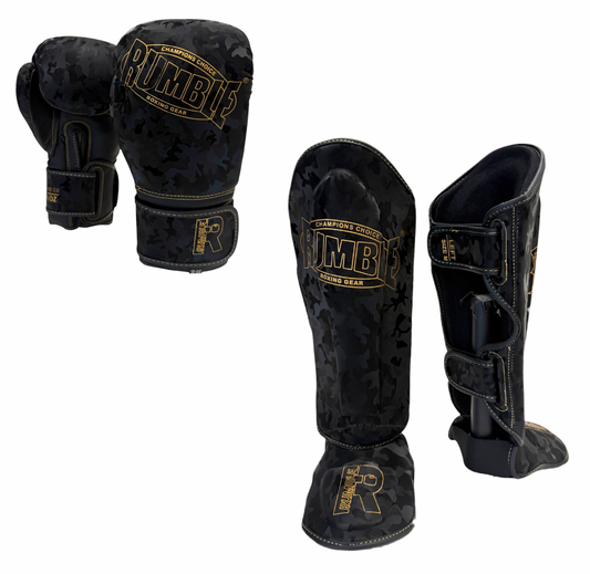 Rumble Kickboksset Kids Camo 2.0 Black/Gold