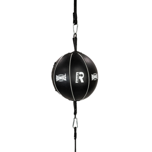 Boksbal Rumble Zwart Double End Ball leer