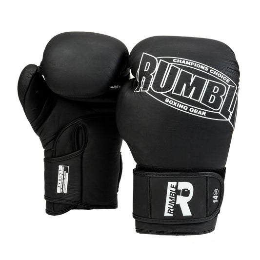 Bokshandschoen Rumble Leer Evolve Zwart/Wit