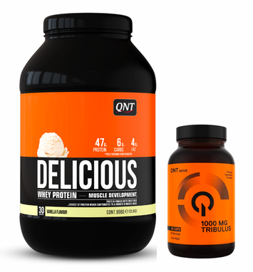 Spieropbouw Pakket QNT Whey + Tribulus