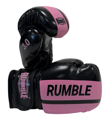 Rumble Bokshandschoenen  Ready PU 3.0 Zwart-Licht Roze SALE