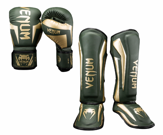 Venum Kickboks Set Elite Khaki