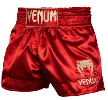 Venum Kickboksshort Classic Bordeaux Rood/Goud