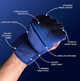 Hayabusa Binnenhandschoenen DeLuxe Quick Blauw