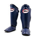 Twins Kickboks Set Bokshandschoen BGVL-3 Blauw en Scheenbeschermer SGL-7 Blauw