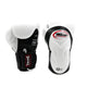 Twins Kickboks Set Bokshandschoen BGVL-6 Wit/Zwart & Scheenbeschermer SGL-7 Wit