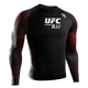 Hayabusa Rashguard UFC BJJ Long Sleeve Zwart/Rood