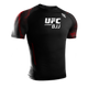 Hayabusa Rashguard UFC BJJ Short Sleeve Zwart/Rood